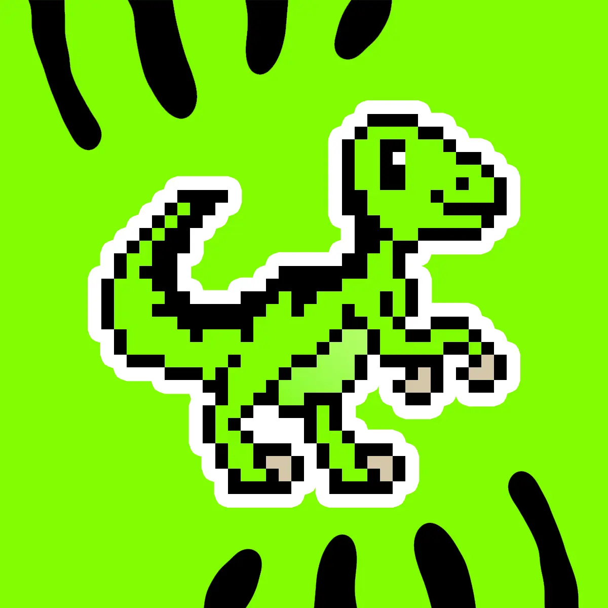 PixelSaurus® Claw — Velociraptor digital collectible
